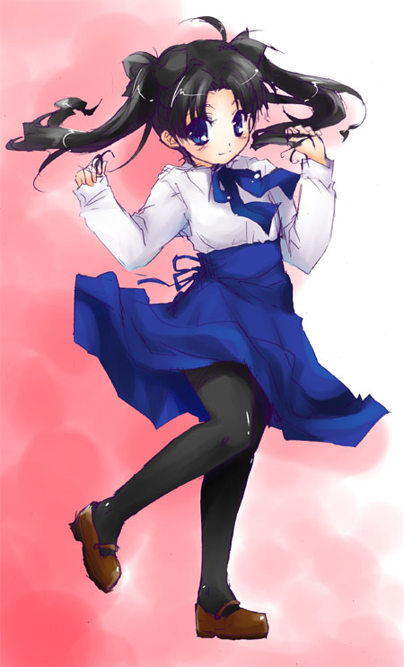 tohsaka rin (fate and 1 more) drawn by mikami_mika