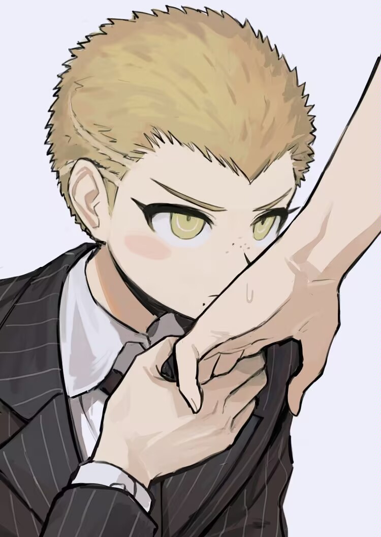 kuzuryu fuyuhiko (danganronpa and 1 more) drawn by casssstle12