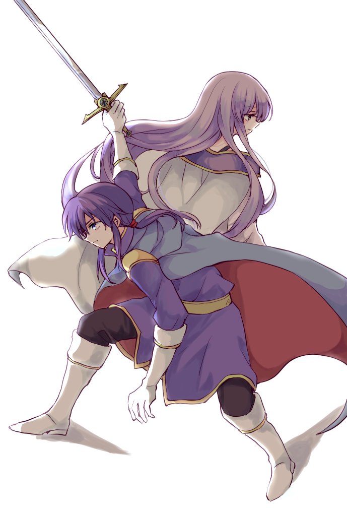 seliph and julia (fire emblem and 1 more) drawn by kitano_373