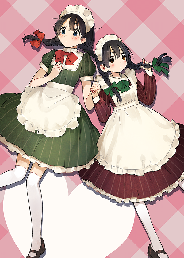 kitashirakawa tamako and kitashirakawa anko (tamako market) drawn by momose_(oqo)