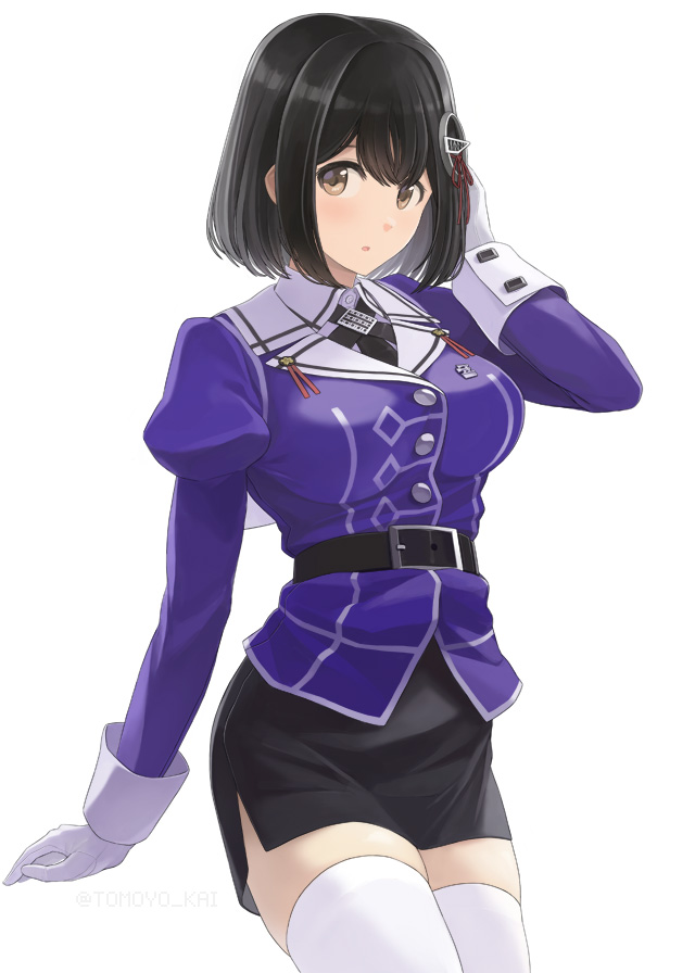 haguro and haguro kai ni (kantai collection) drawn by tomoyo_kai