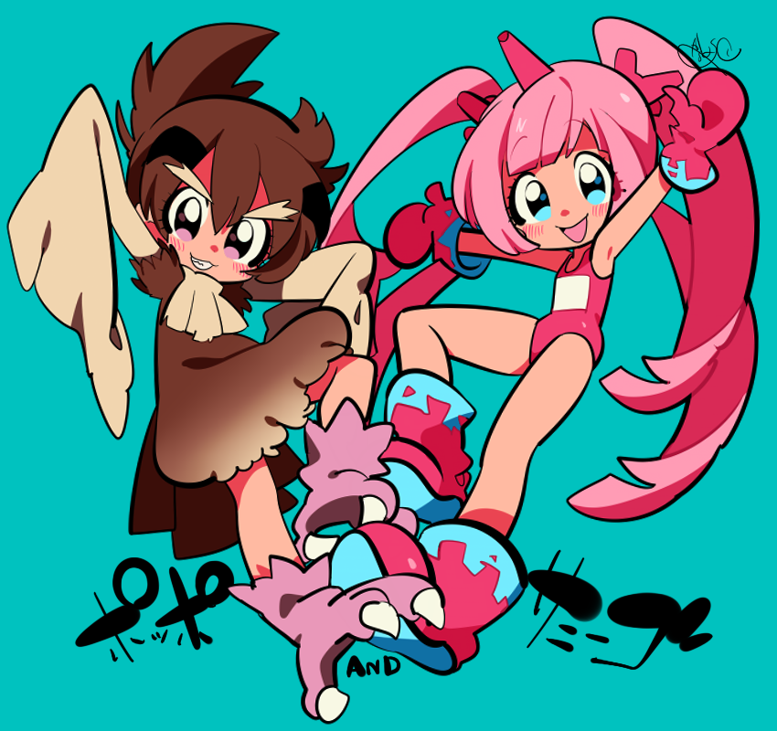 pidgey and corsola (pokemon) drawn by sameyama_jiro