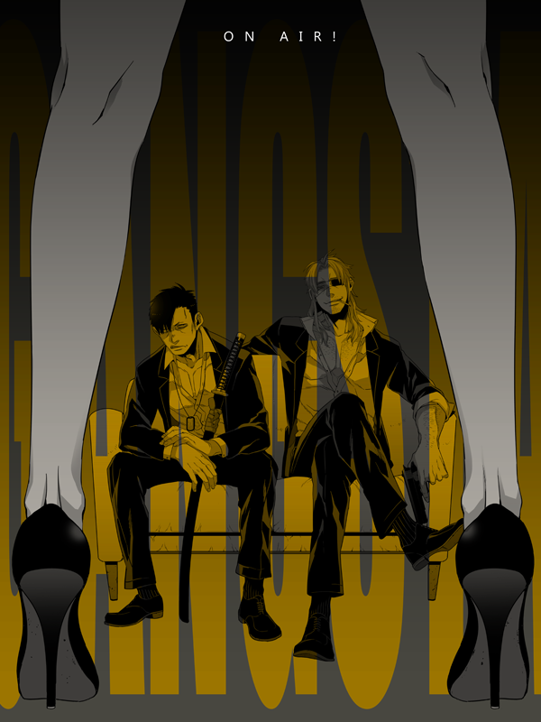 Amazon.com: Gangsta Wall Scroll Poster Fabric Painting For Anime Nicolas  Brown & Nina 006 S: Posters & Prints