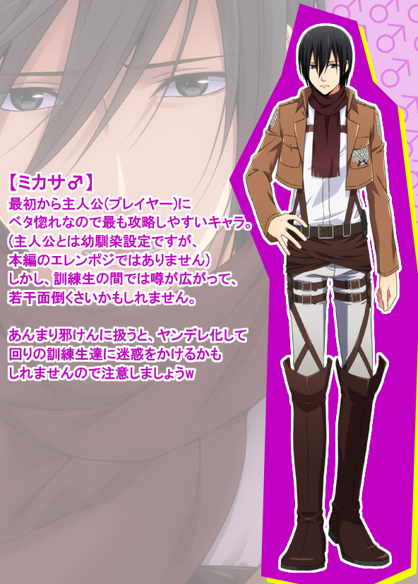 mikasa ackerman (shingeki no kyojin) drawn by hidari_ise