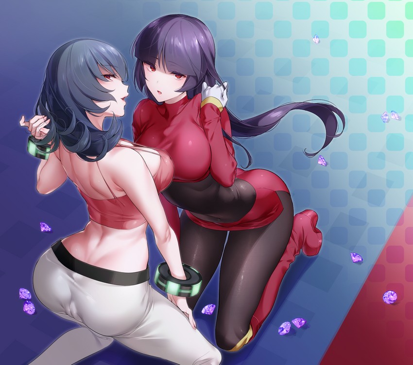 sabrina (pokemon and 2 more) drawn by hizuki_akira