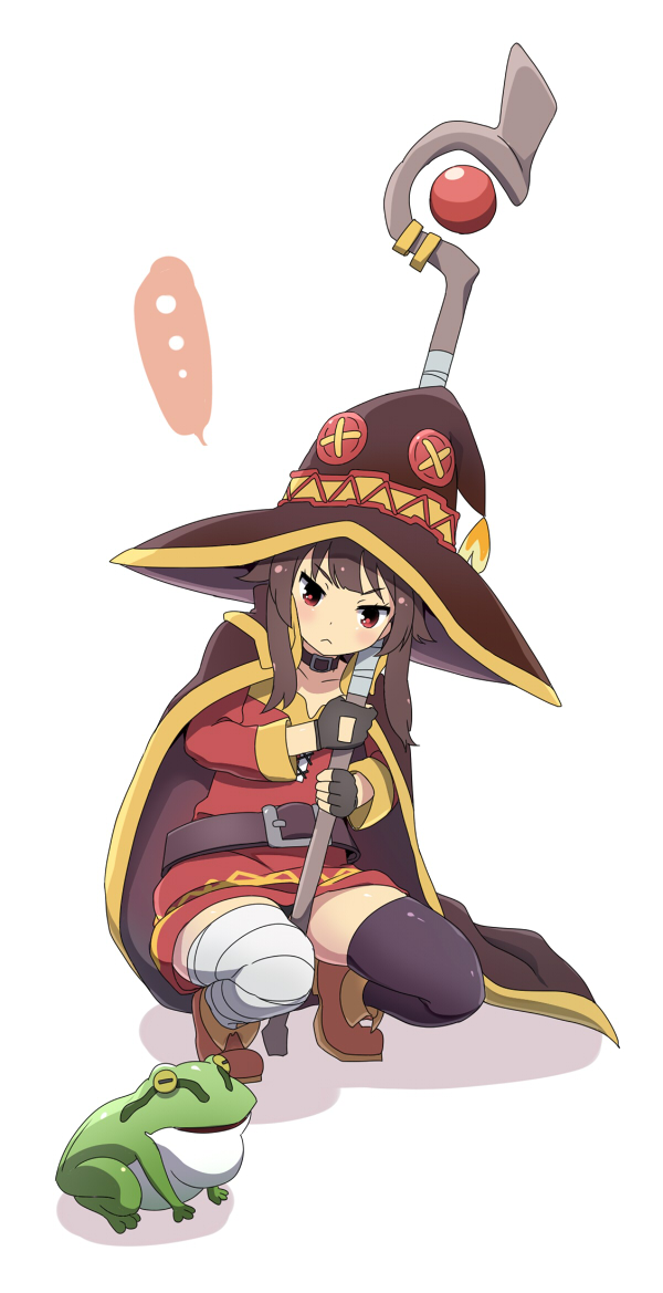 megumin (kono subarashii sekai ni shukufuku wo!) drawn by tomoe_takenari