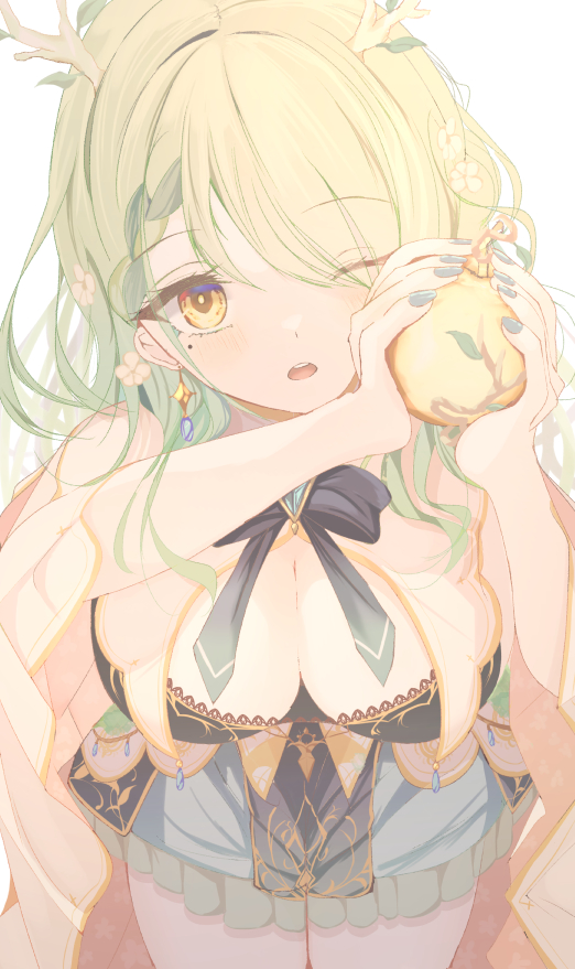 ceres fauna (hololive and 1 more) drawn by holly_(ruptonotty)