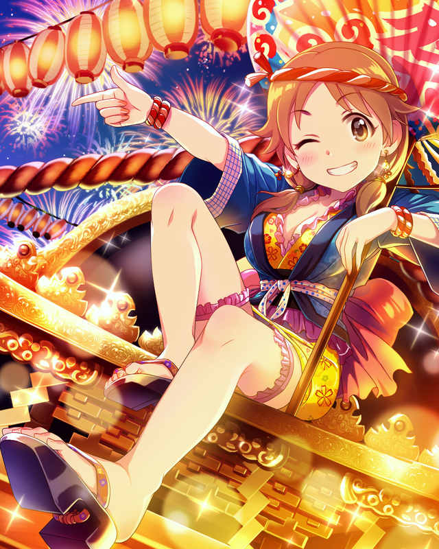 katagiri sanae (idolmaster and 1 more)