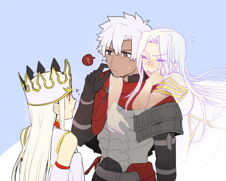 emiya kiritsugu and irisviel von einzbern (fate and 2 more) drawn by ruchi