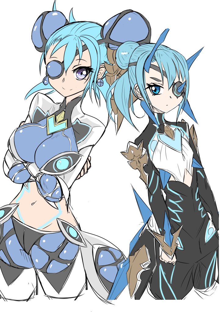 praxis and theory (xenoblade chronicles and 1 more) drawn by yukara-msma