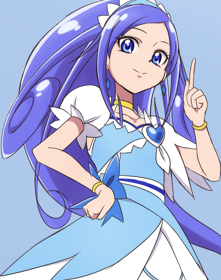 hishikawa rikka and cure diamond (precure and 1 more) drawn by oimanji