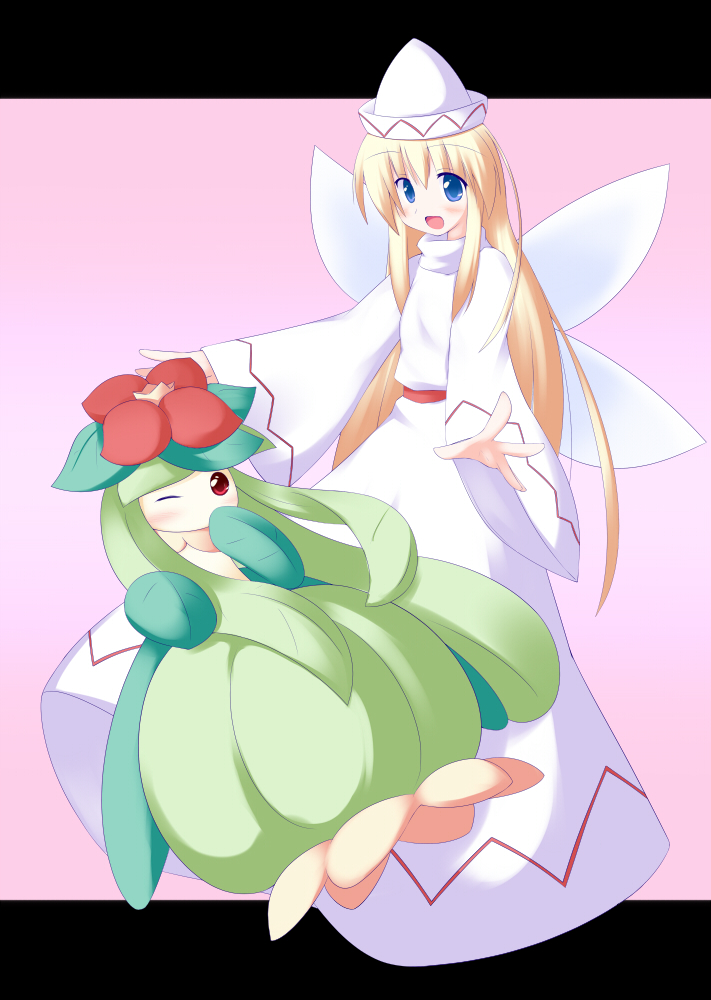 lily white and lilligant (touhou and 1 more) drawn by miyo_(miyomiyo01)
