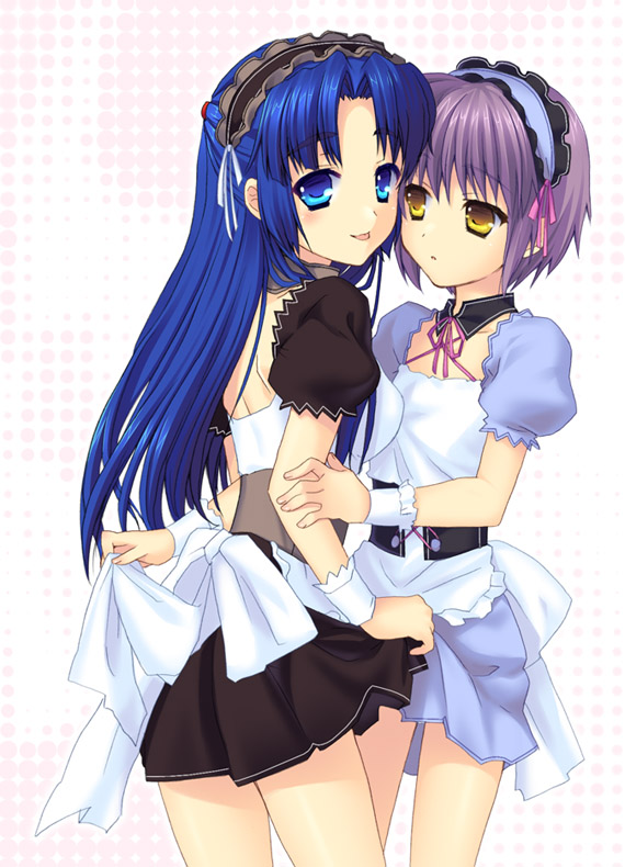 nagato yuki and asakura ryoko (suzumiya haruhi no yuuutsu) drawn by fuyuichi