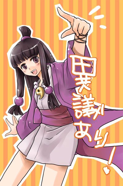 maya fey (ace attorney) drawn by azuma_shouko