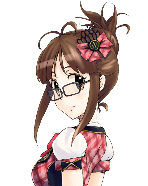 akizuki ritsuko (idolmaster and 1 more) drawn by aidama_(td1143)