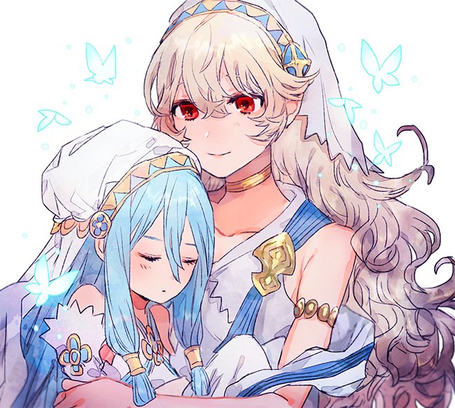 azura and female corrin (fire emblem and 2 more) drawn by shourou_kanna