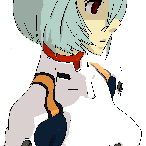 ayanami rei (neon genesis evangelion) drawn by gen_(susono01)