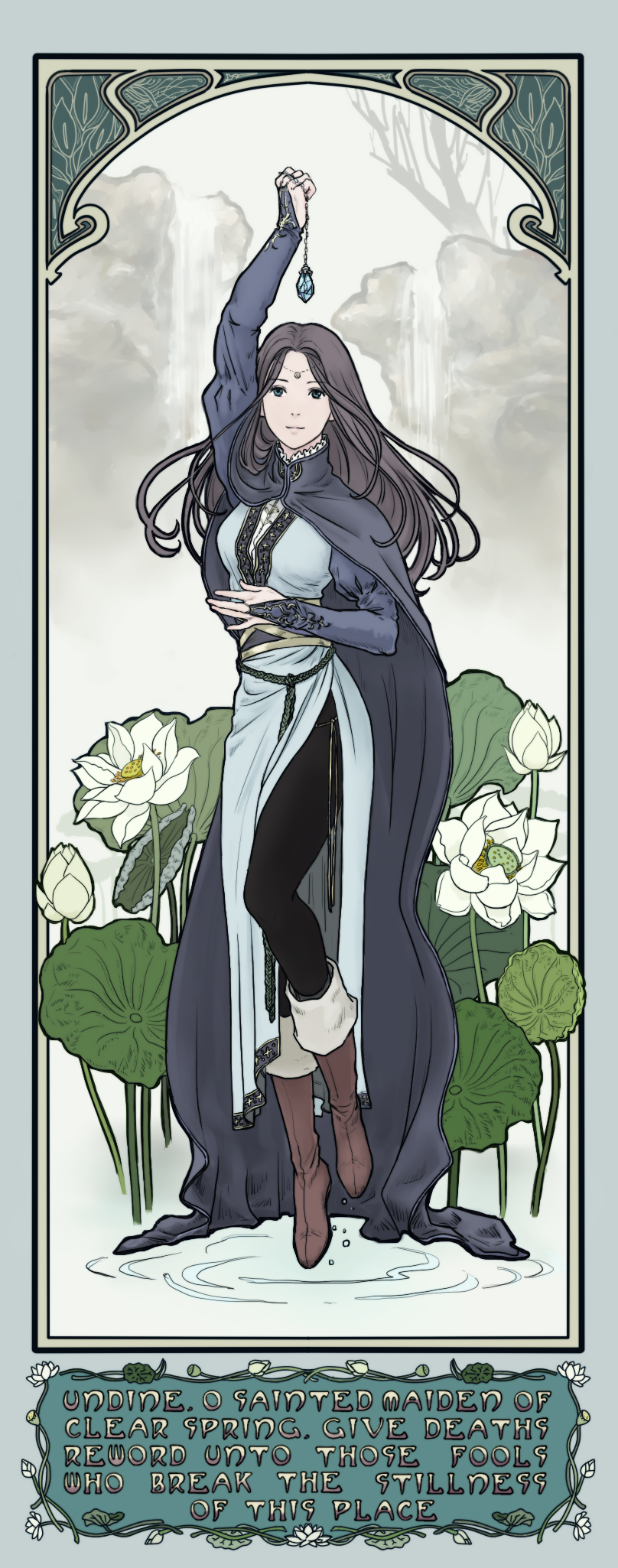 olivya phoraena (tactics ogre) drawn by windcaller