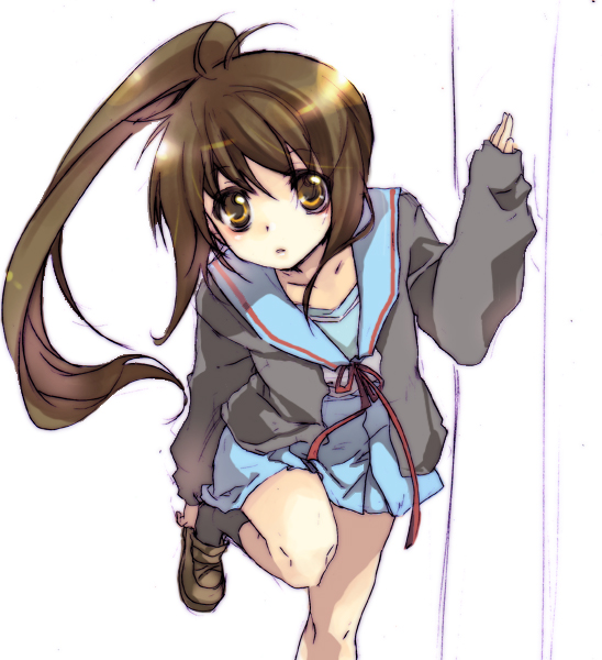 kyonko (suzumiya haruhi no yuuutsu) drawn by shima_(6land)
