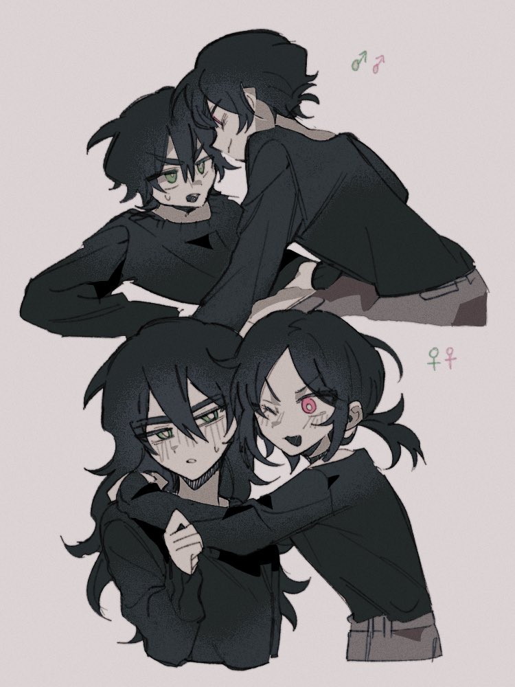ashley graves and andrew graves (the coffin of andy and leyley) drawn by young_master_00