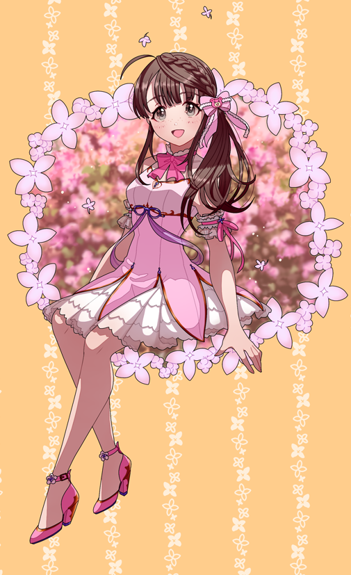 okuyama saori (idolmaster and 2 more) drawn by ich.