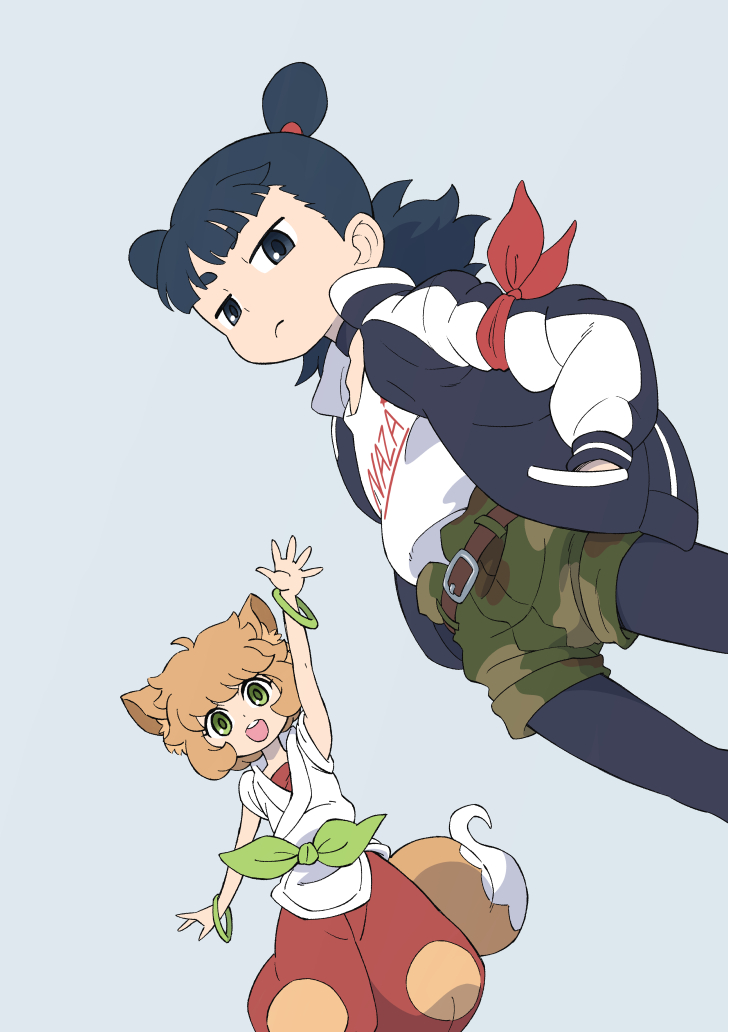 nezha and ruoshui (luo xiaohei zhanji) drawn by demi_(pixiv22036971)