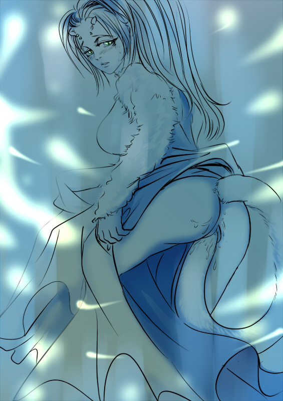 priscilla the crossbreed (dark souls and 1 more) drawn by kirishima_renzan