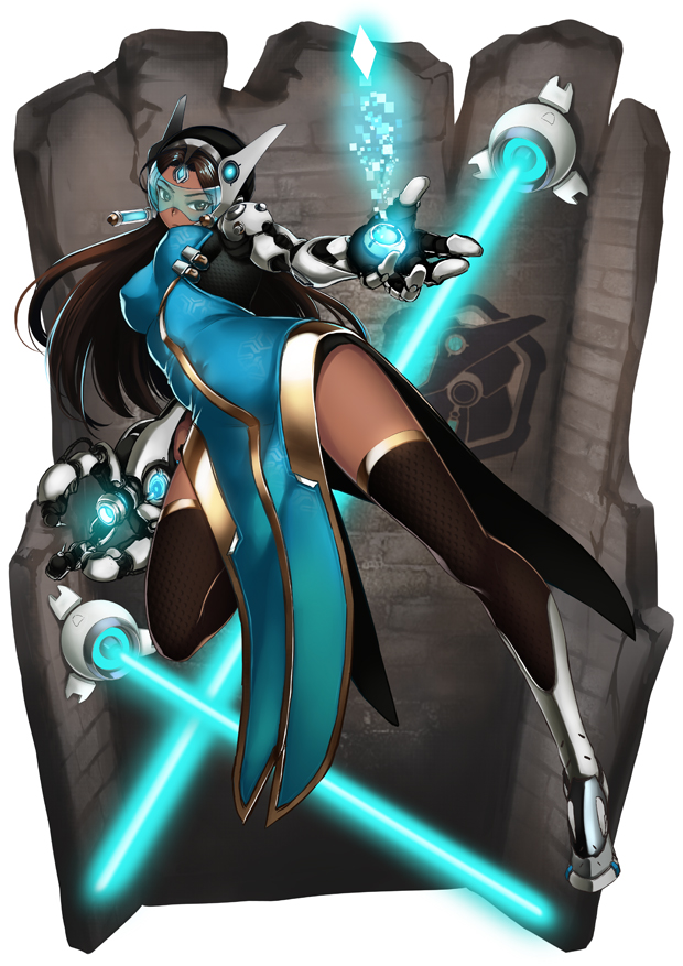 symmetra (overwatch and 1 more) drawn by kaorihero