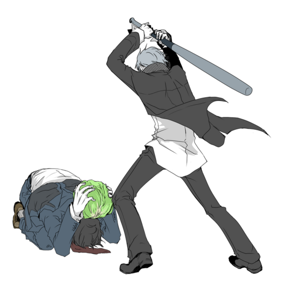 narukami yu and adachi tooru (persona and 1 more) drawn by kaina_(b-white)