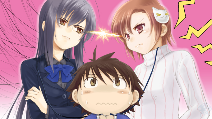 kuroyukihime, arita haruyuki, and kurashima chiyuri (accel world) drawn by buchiko