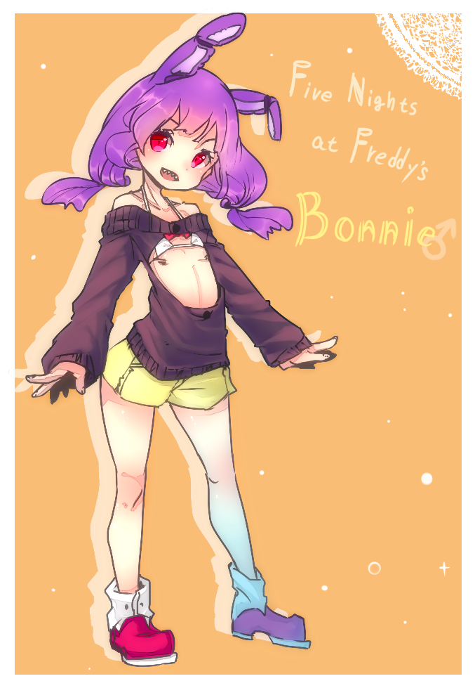 bonnie (five nights at freddy's) drawn by shimohara_(mucomuco)
