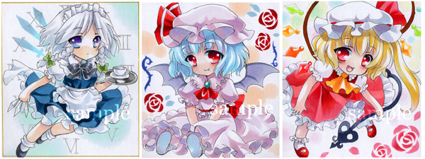 remilia scarlet, flandre scarlet, and izayoi sakuya (touhou) drawn by at_classics