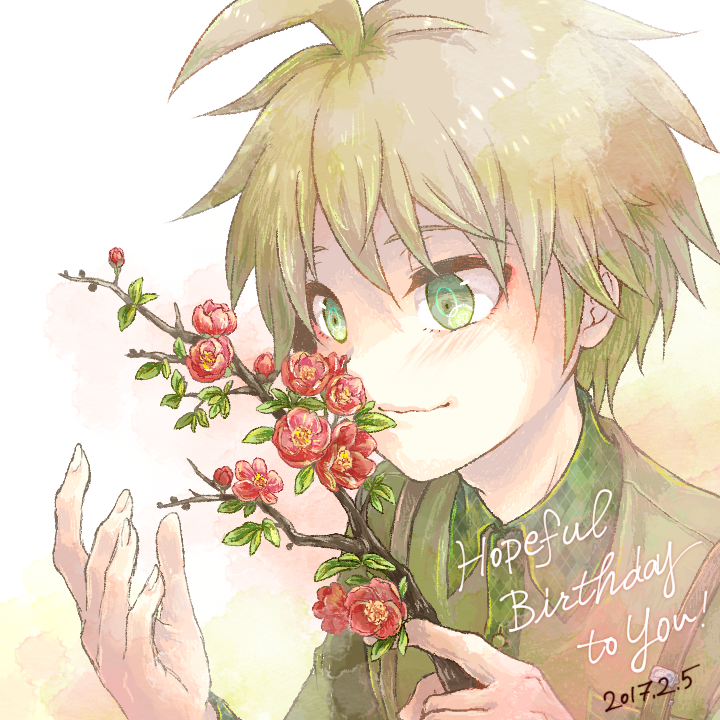 naegi makoto (danganronpa and 1 more) drawn by momosaki_hiromu