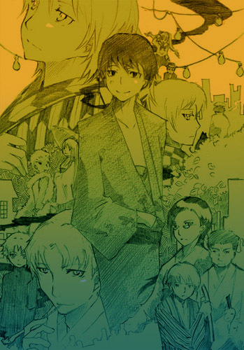 yin, hei, july, kirihara misaki, november 11, and 3 more (darker than black)