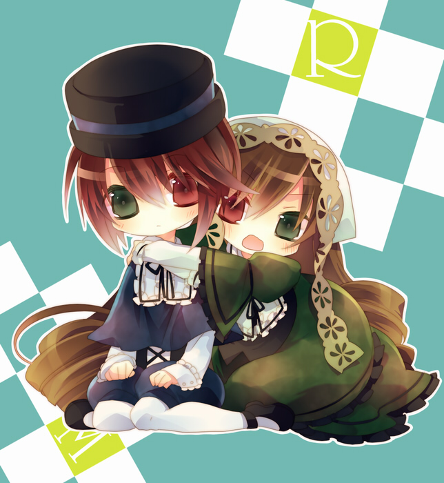 suiseiseki and souseiseki (rozen maiden) drawn by yamiya_(8_18dlq)