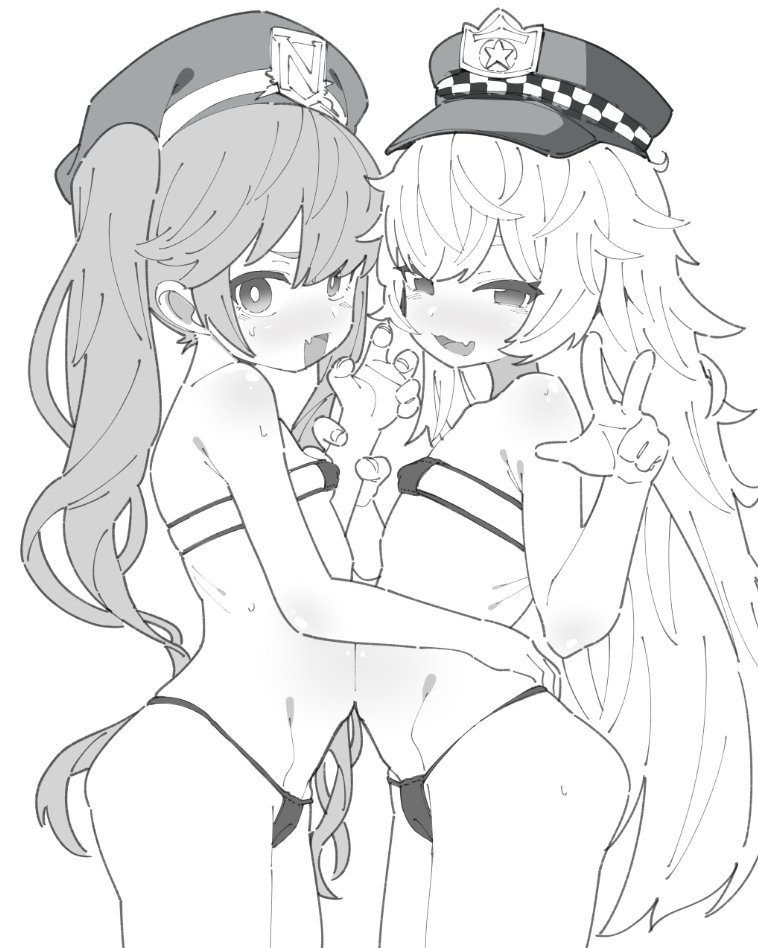 poli and miranda (goddess of victory: nikke) drawn by yamai_(yamaichandayo)