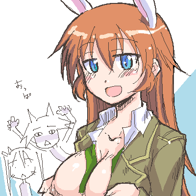 miyafuji yoshika, charlotte e. yeager, and francesca lucchini (world witches series and 1 more)