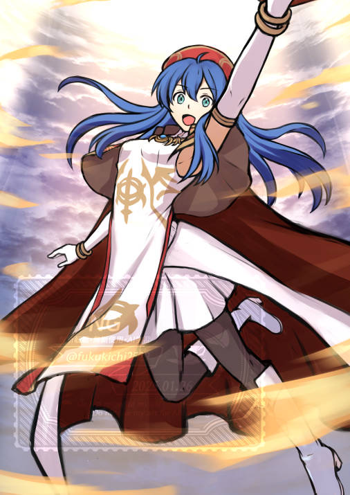 lilina (fire emblem and 2 more) drawn by fukukichi2529