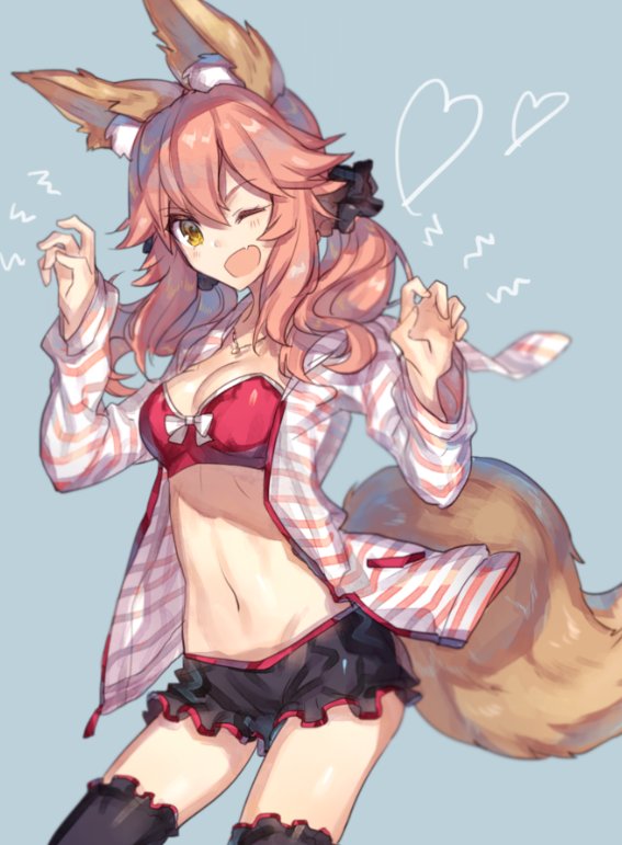 tamamo and tamamo no mae (fate and 1 more) drawn by chocoan