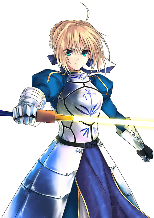 artoria pendragon and saber (fate and 1 more) drawn by ty_1865