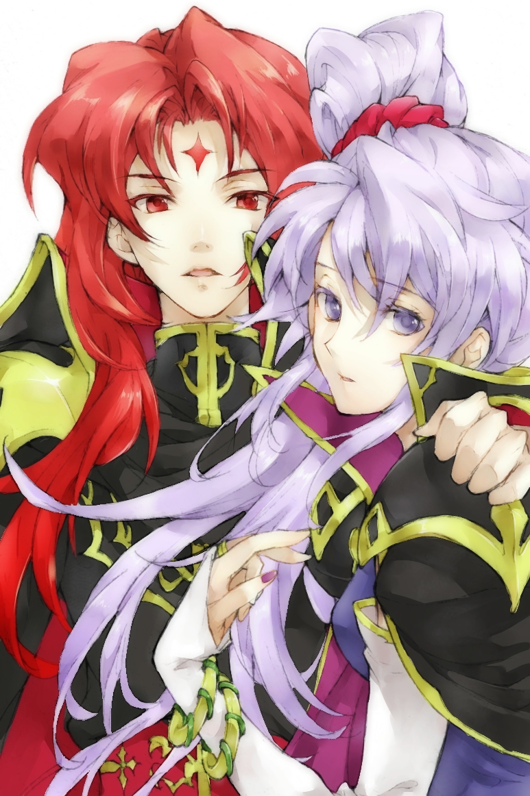 ishtar and julius (fire emblem and 1 more) drawn by mochineko