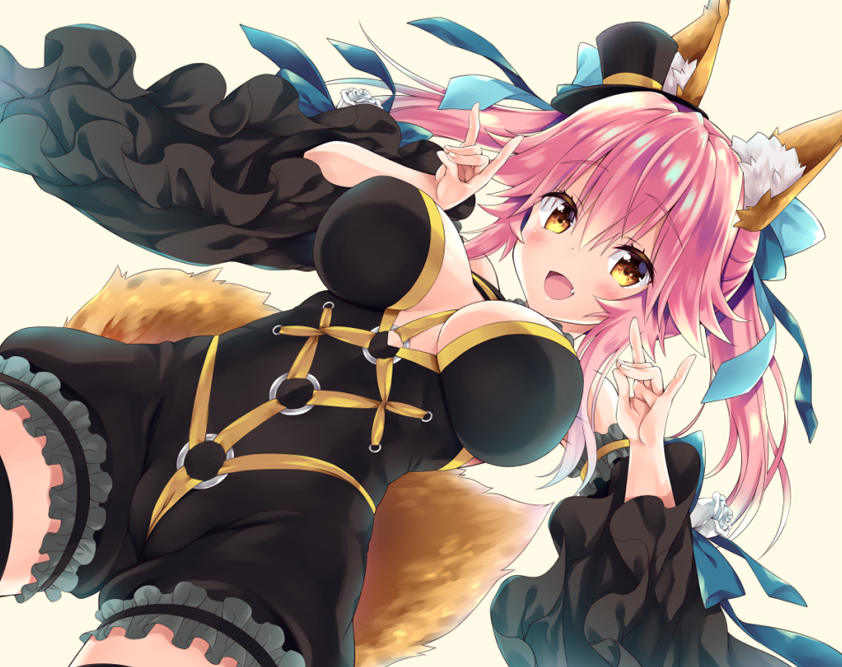 tamamo and tamamo no mae (fate and 3 more) drawn by sasorigatame
