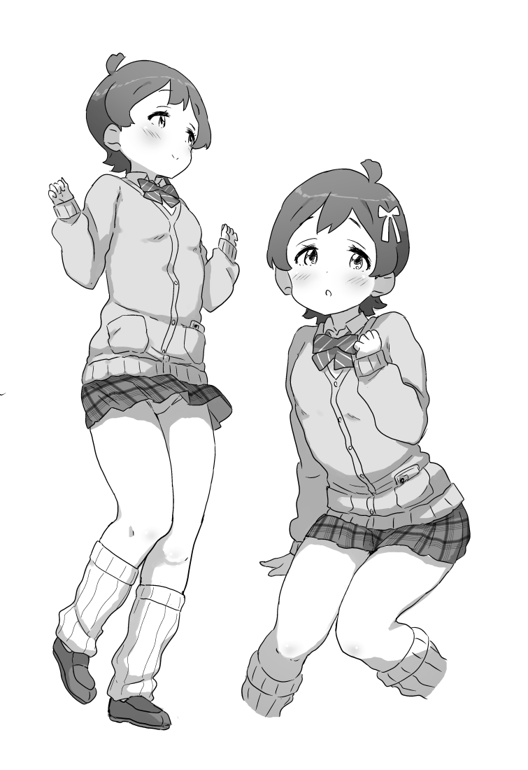 kinoshita hinata (idolmaster and 2 more) drawn by minazuki_tooru