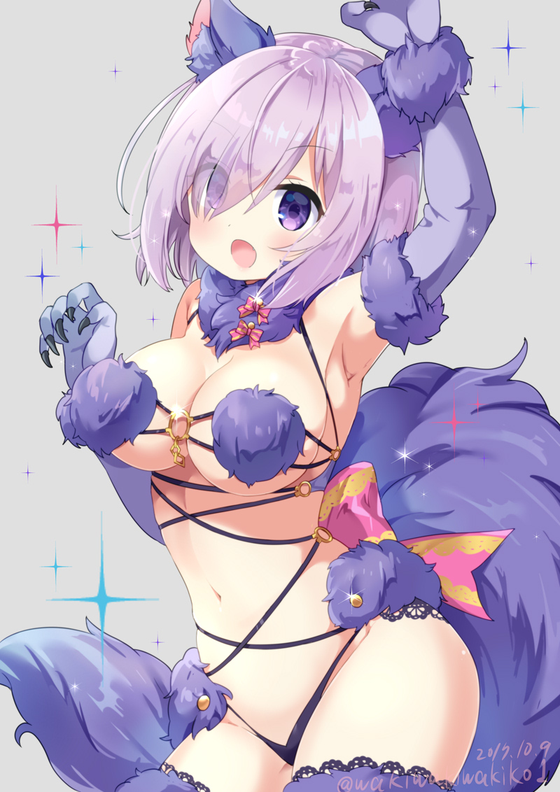 mash kyrielight (fate and 1 more) drawn by neki_(wakiko)
