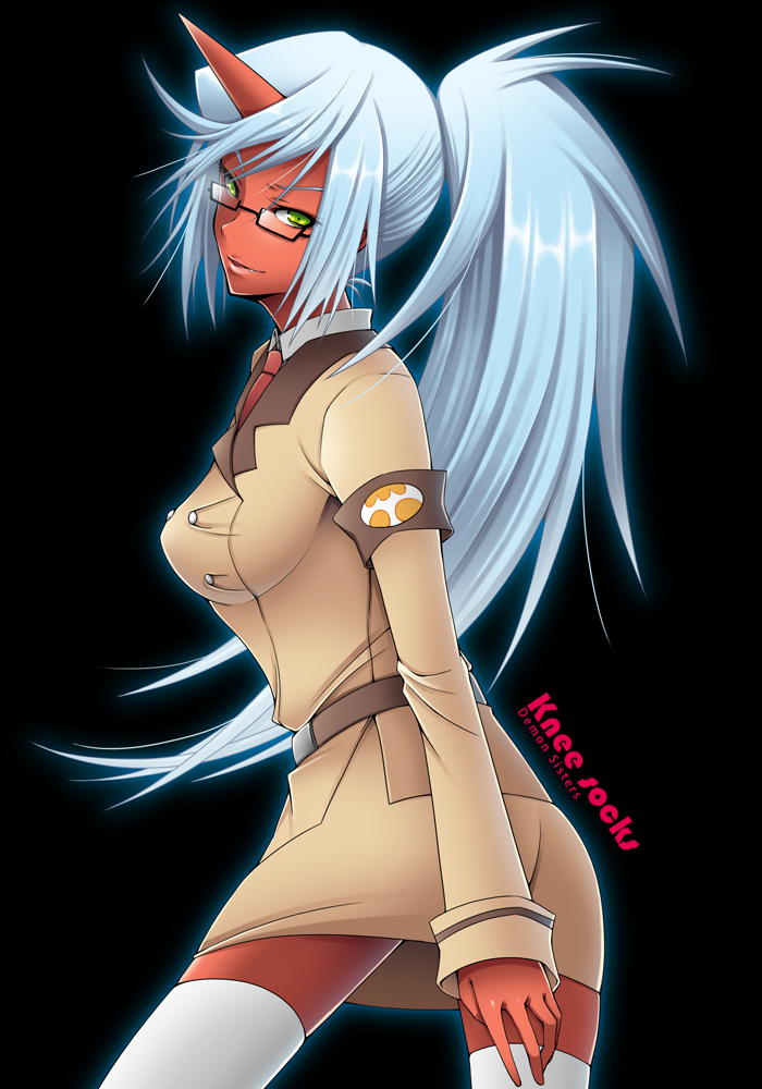 kneesocks (panty & stocking with garterbelt) drawn by der_junge