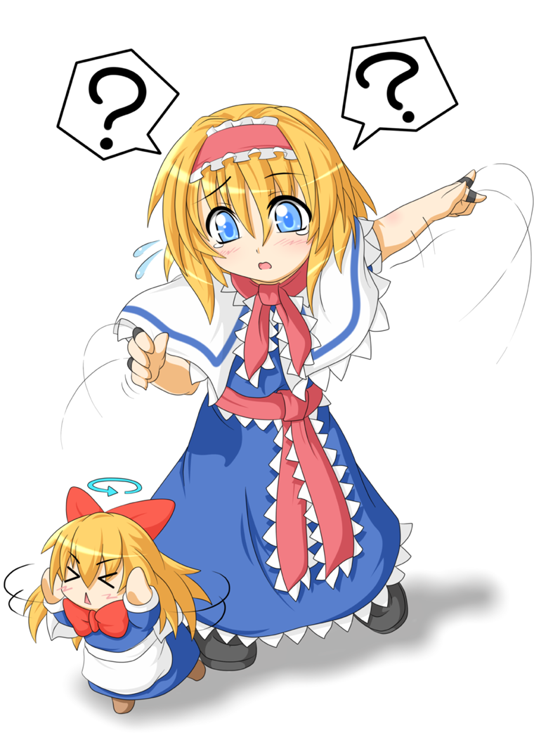 alice margatroid and shanghai doll (touhou) drawn by kokujuuji