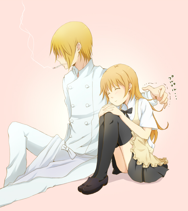 todoroki yachiyo and satou jun (working!!) drawn by yamazaki_yamako