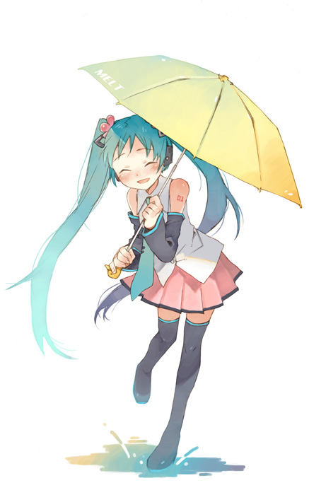 hatsune miku (vocaloid and 1 more) drawn by tobi_(daidaikukan)