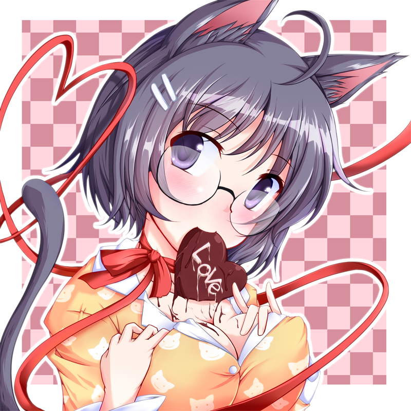 hanekawa tsubasa (monogatari and 1 more) drawn by maineko_ruru
