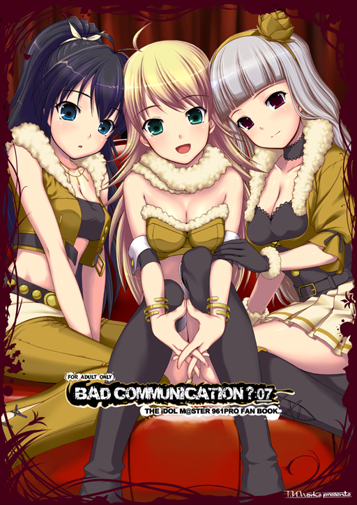 hoshii miki, shijou takane, and ganaha hibiki (idolmaster and 1 more) drawn by nomura_teruya